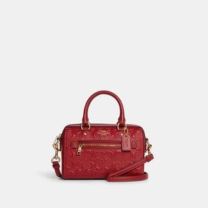 NWT Coach Outlet Mini Rowan Crossbody In Signature Leather